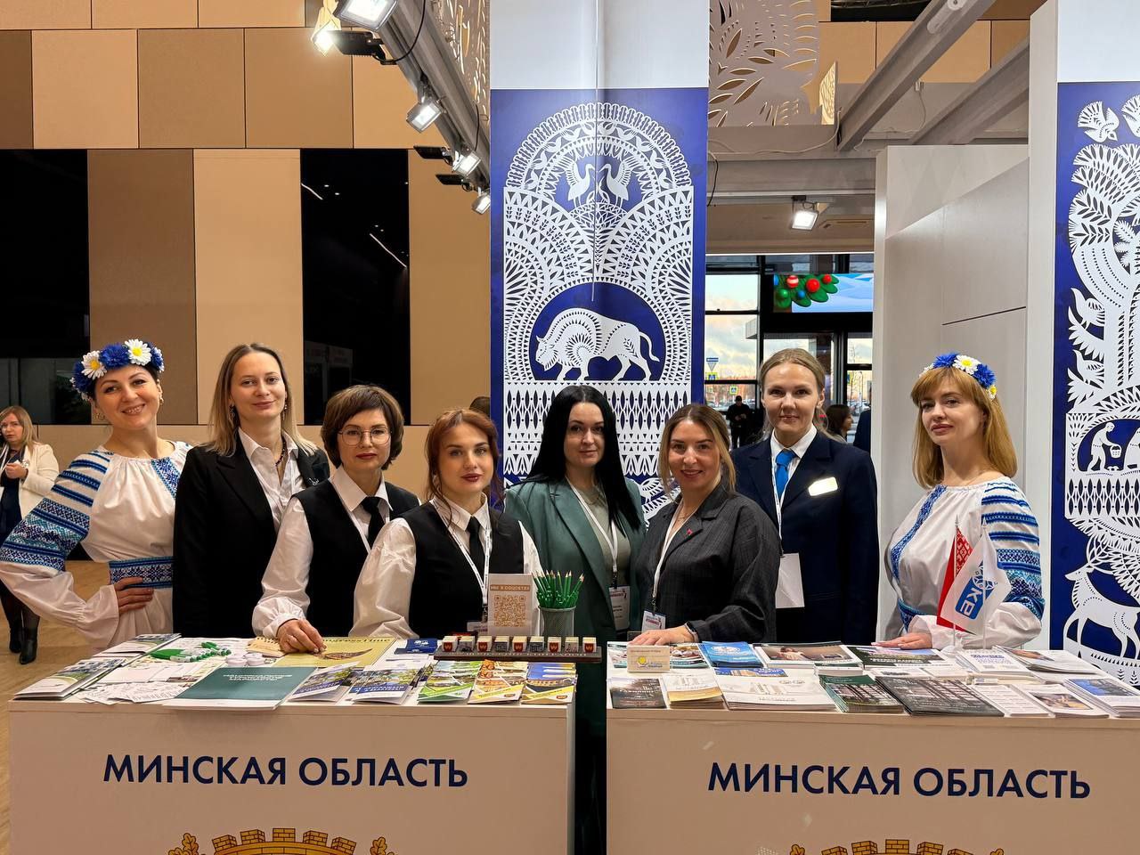 Туристический информационный центр Воложинского района принимает участие в выставке «Интурмаркет-2025. Зима»