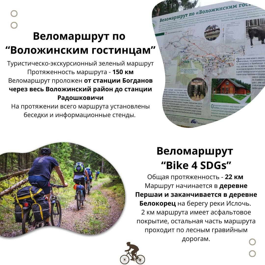 Веломаршрут «По воложинским гостинцам»